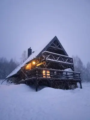 Obiekt Domek w górach Łubinowa 6 zimą