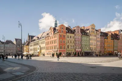 Widok na miasto Wrocław z tego apartamentu