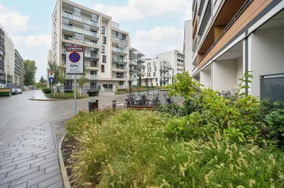 Budynek, w którym mieści się apartament