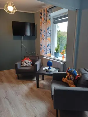Telewizja i/lub zestaw kina domowego w obiekcie Jelonkowo