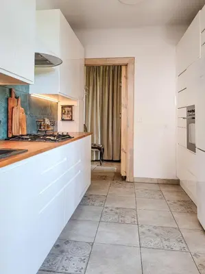 Kuchnia lub aneks kuchenny w obiekcie Apartment Nowe Gliwice