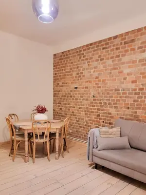 Część wypoczynkowa w obiekcie Apartment Nowe Gliwice
