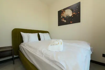 Łóżko lub łóżka w pokoju w obiekcie Górskie Kąty Resort Michałkowa