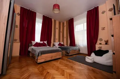 Łóżko lub łóżka w pokoju w obiekcie Tadeusza Kosciuszki 6