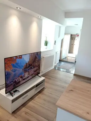 Telewizja i/lub zestaw kina domowego w obiekcie Apartament w Słupcu z PS5 WIFI HBO