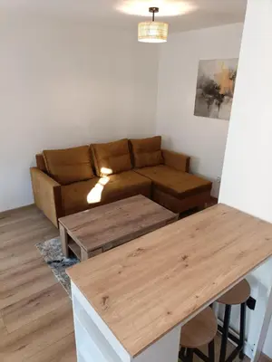 Część wypoczynkowa w obiekcie Apartament w Słupcu z PS5 WIFI HBO