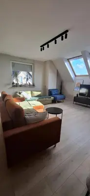 Łóżko lub łóżka w pokoju w obiekcie Cichy Zaułek