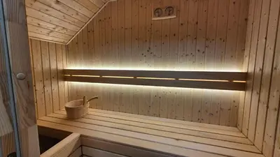 Plan piętra w obiekcie Black Hill Pod Zieleńcem Apartament AURORA GOLD Nr3 z Sauną