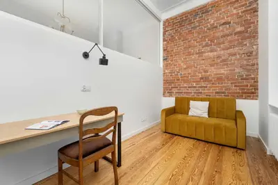 Część wypoczynkowa w obiekcie Elegant and Bright Apartment Plac Staszica Perfect for Remote Work by Renters Prestige
