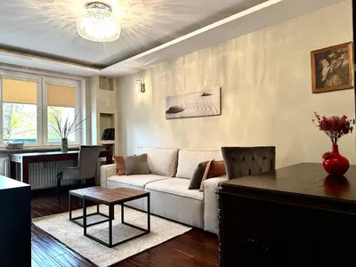 Część wypoczynkowa w obiekcie Widok 16 Apartment - Balcony - 500m Main Square