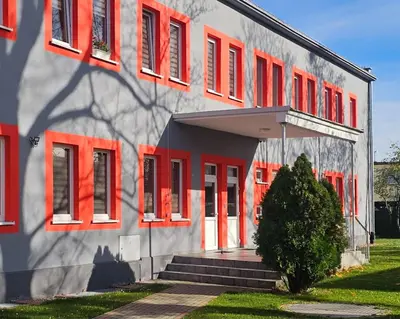 Budynek, w którym mieści się pensjonat