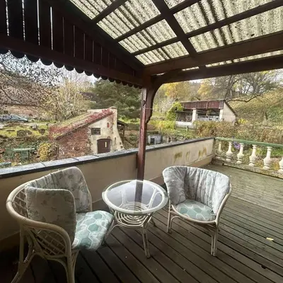 Balkon lub taras w obiekcie Agroturystyka Dom Pod Słońcem