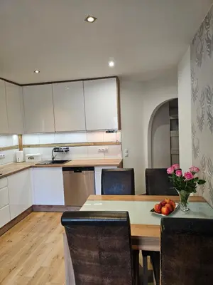 Kuchnia lub aneks kuchenny w obiekcie Apartament 9 Delux - Bliżej Zdroju