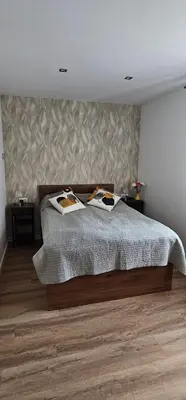 Łóżko lub łóżka w pokoju w obiekcie Apartament 9 Delux - Bliżej Zdroju