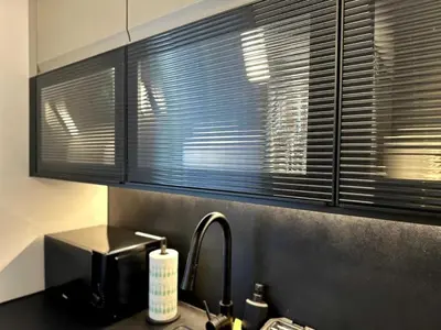 Kuchnia lub aneks kuchenny w obiekcie Apartament Piastowska 2