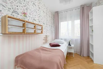 Łóżko lub łóżka w pokoju w obiekcie Modern Apartment in Wrocław with Air Conditioning by Noclegi Renters