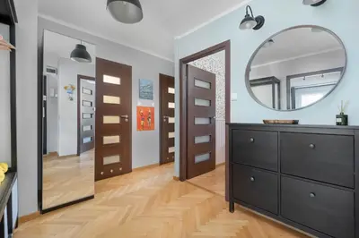 Plan piętra w obiekcie Modern Apartment in Wrocław with Air Conditioning by Noclegi Renters
