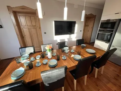 Kuchnia lub aneks kuchenny w obiekcie Parkview Premium Apartment