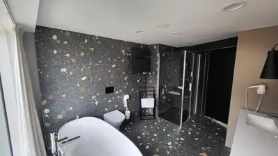 Łazienka w obiekcie Apartament Słoneczny 312 z aneksem Biała Perła Czarna Góra