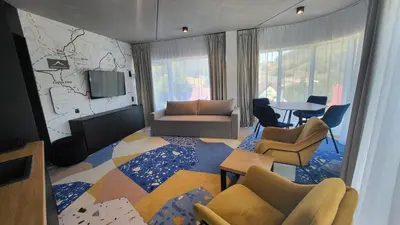 Telewizja i/lub zestaw kina domowego w obiekcie Apartament Słoneczny 312 z aneksem Biała Perła Czarna Góra