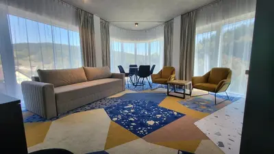 Część wypoczynkowa w obiekcie Apartament Słoneczny 312 z aneksem Biała Perła Czarna Góra