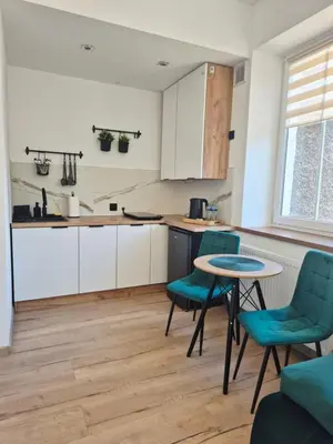 Kuchnia lub aneks kuchenny w obiekcie Apartament Moniuszko