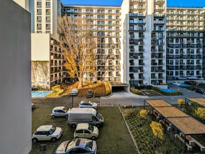 Budynek, w którym mieści się apartament