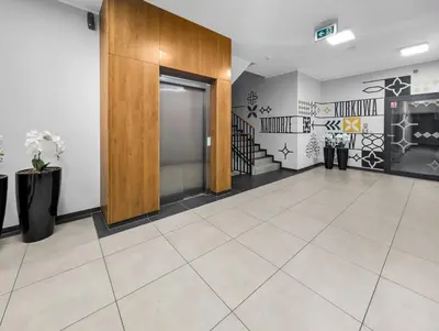 Kuchnia lub aneks kuchenny w obiekcie Kurkowa Cozy Apartment by BookingHost