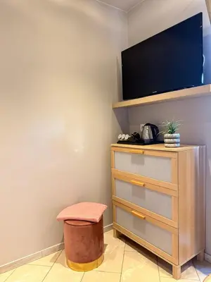 Telewizja i/lub zestaw kina domowego w obiekcie Apartamenty Gliwicka 12