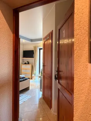 Telewizja i/lub zestaw kina domowego w obiekcie Apartamenty Gliwicka 12
