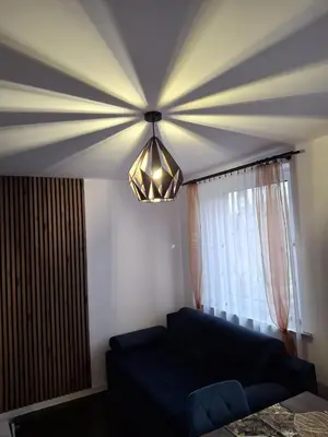 Część wypoczynkowa w obiekcie Apartament pod Czarną Górą