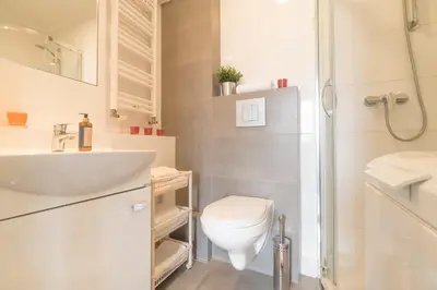 Łazienka w obiekcie Legnicka Apartment Close to the City Center of Wroclaw by Rent like home Wroclaw
