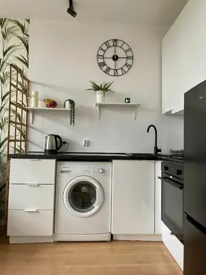 Kuchnia lub aneks kuchenny w obiekcie Apartamenty Bierutowska