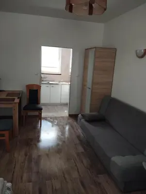 Część wypoczynkowa w obiekcie Apartament Wiosenny Biały Domek