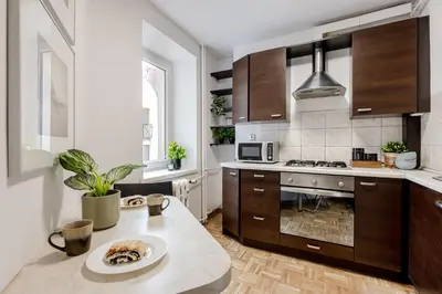 Kuchnia lub aneks kuchenny w obiekcie Old Town CityStay Rynek ul Więzienna 30 apartment 6