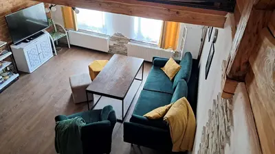 Część wypoczynkowa w obiekcie Loft Szczytna