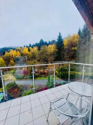 Balkon lub taras w obiekcie Apartamenty Czarna Góra 31
