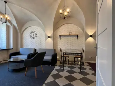 Część wypoczynkowa w obiekcie Apartament Florian Rynek 3