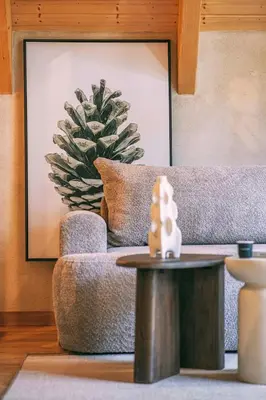 Część wypoczynkowa w obiekcie Leśny Chill House
