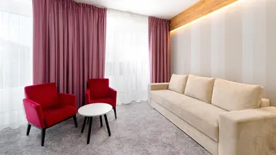 Część wypoczynkowa w obiekcie Czarna Perła Apartamenty - bezpłatny basen - Czarna Góra Resort - Sienna