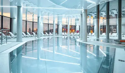 Basen w obiekcie Czarna Perła Apartamenty - bezpłatny basen - Czarna Góra Resort - Sienna lub w pobliżu