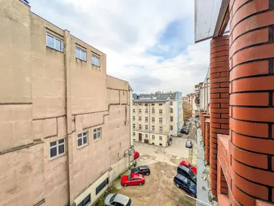 Widok na miasto Wrocław z tego apartamentu