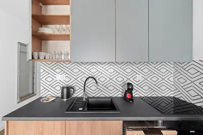 Kuchnia lub aneks kuchenny w obiekcie Mieszczańska 12 by Homeprime