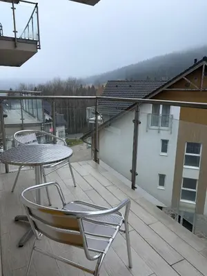 Balkon lub taras w obiekcie RESTO Apartament - Czarna Góra STUBAI