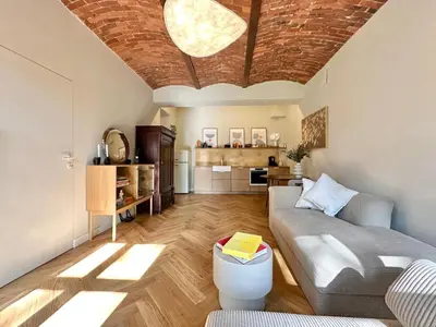 Część wypoczynkowa w obiekcie Szczytnicka 29 Superior Apartment by BookingHost