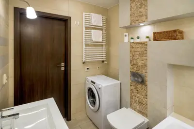 Łazienka w obiekcie RentPlanet - Apartament Borowska