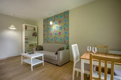 Część wypoczynkowa w obiekcie RentPlanet - Apartament Borowska