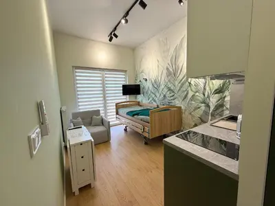 Telewizja i/lub zestaw kina domowego w obiekcie Apartament Szałwiowa