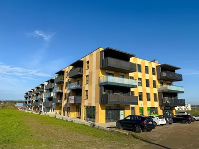 Budynek, w którym mieści się apartament