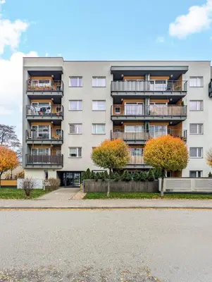 Budynek, w którym mieści się apartament